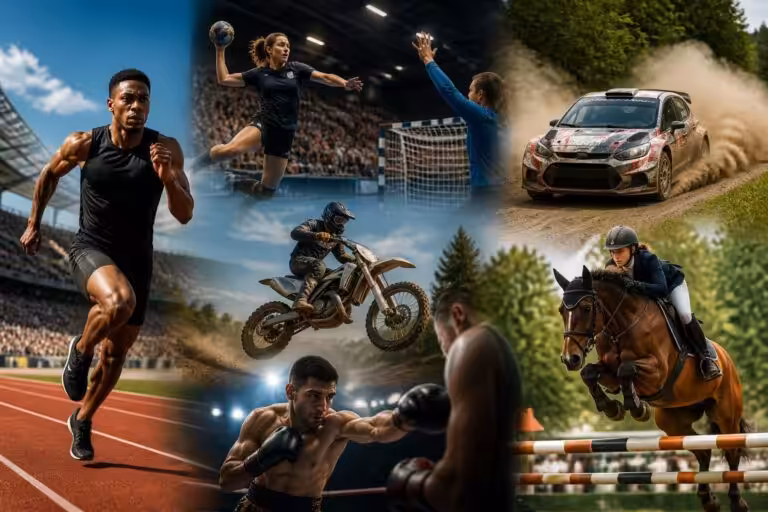 suivez toute l'actualité sportive en temps réel : athlétisme, handball, rallye, moto, boxe, équitation. résultats, matchs en direct et événements à ne pas manquer !